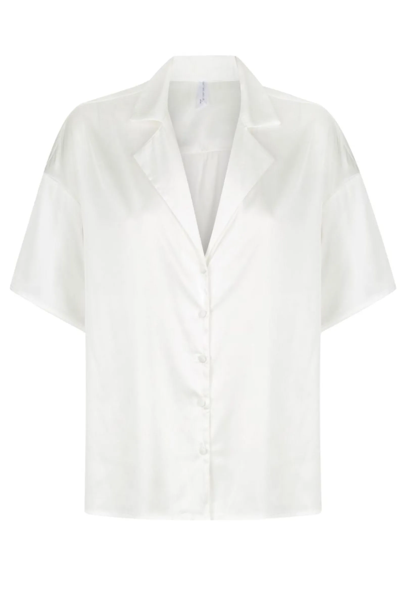 celine_short_sleeve_shirt_ivory_8.webp Clearance Kat The Label Celine Short Sleeve Shirt Ivory white