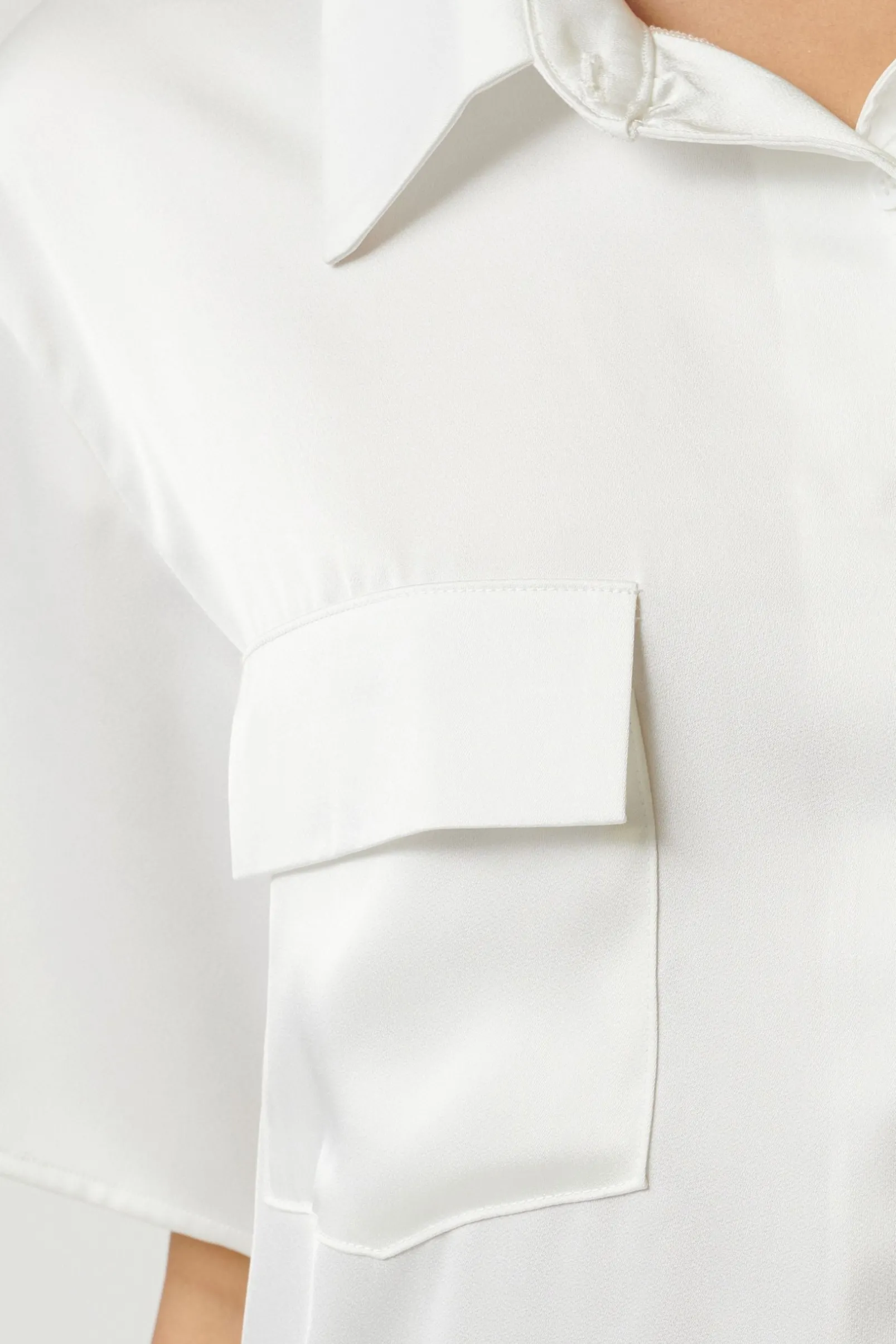 gracie_short_sleeve_shirt_ivory_4.webp Online Kat The Label Gracie Short Sleeve Shirt Ivory white
