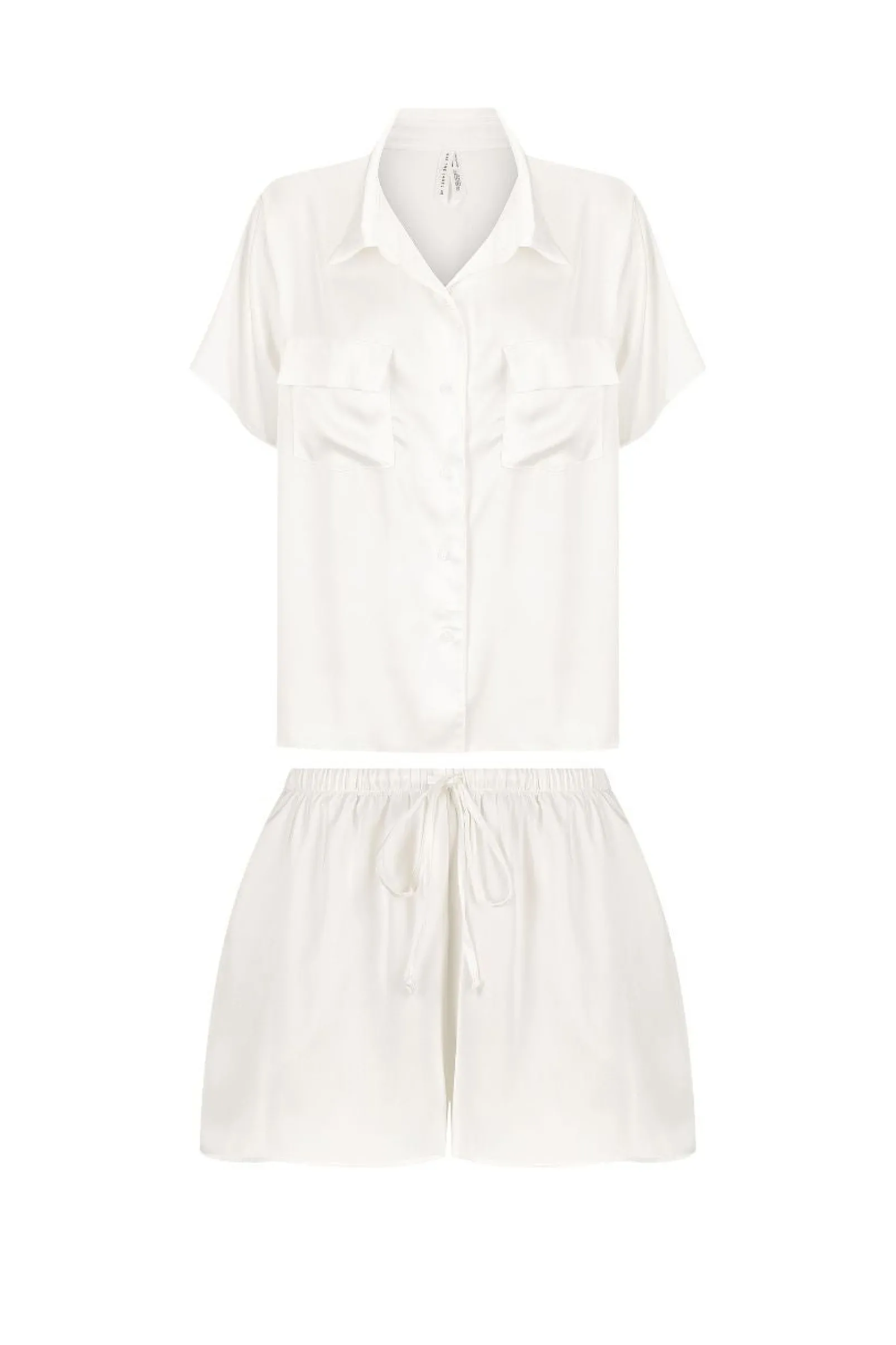 gracie_short_sleeve_short_set_ivory_6.webp Flash Sale Kat The Label Gracie Short Sleeve Short Set Ivory white