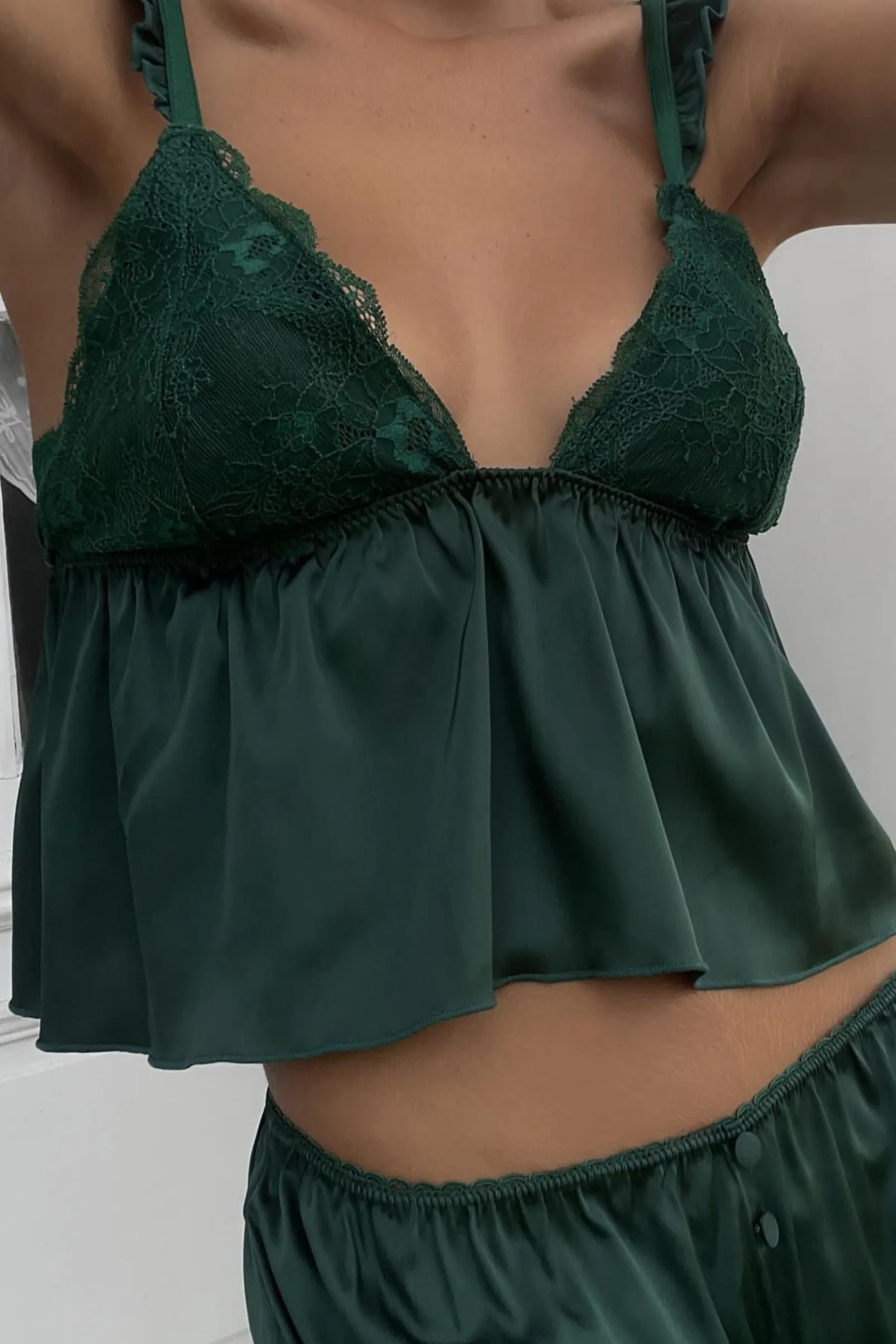 hanna_camisole_forest_green_5.webp Flash Sale Kat The Label Hanna Camisole Forest Green emerald