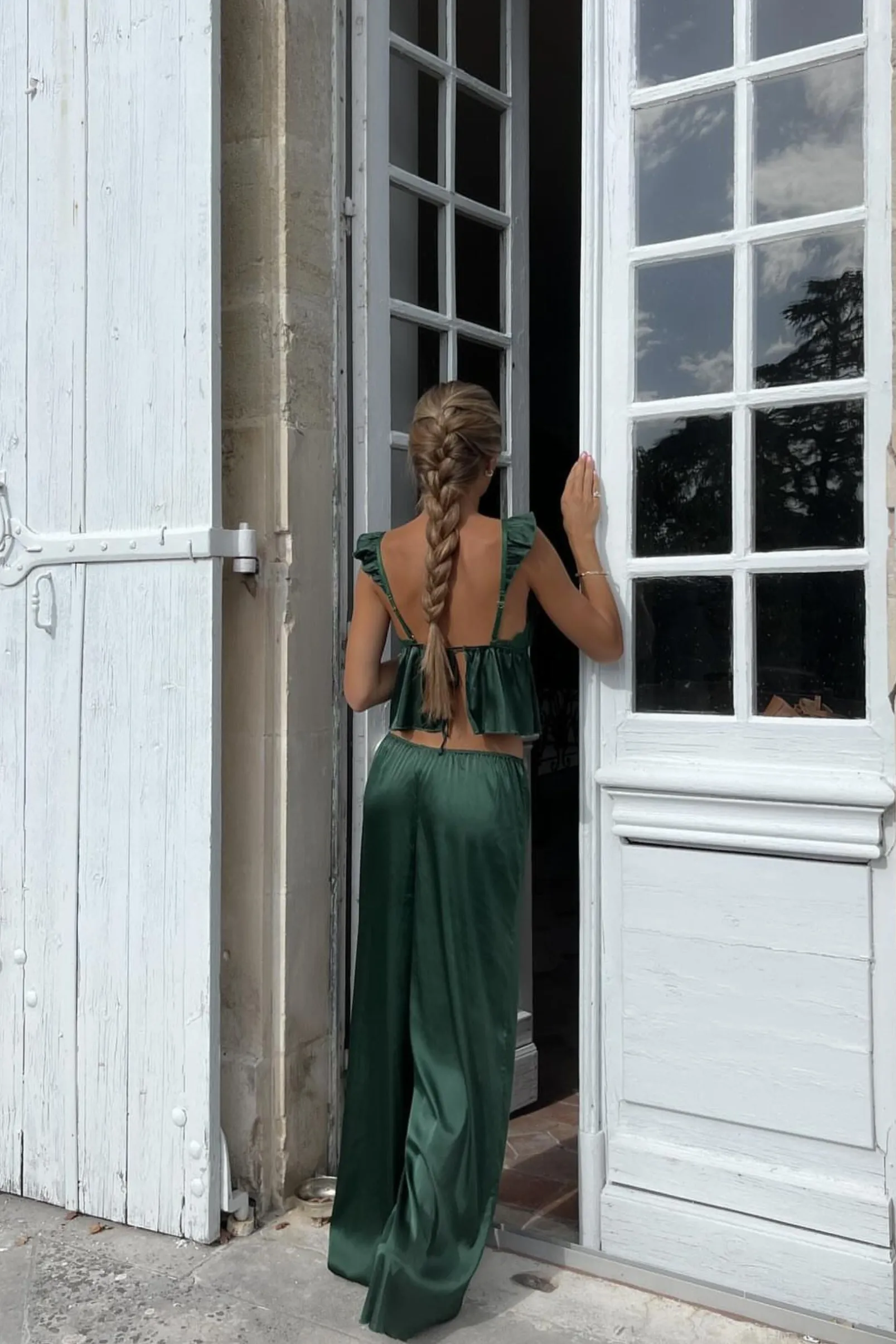 hanna_camisole_forest_green_6.webp Flash Sale Kat The Label Hanna Camisole Forest Green emerald